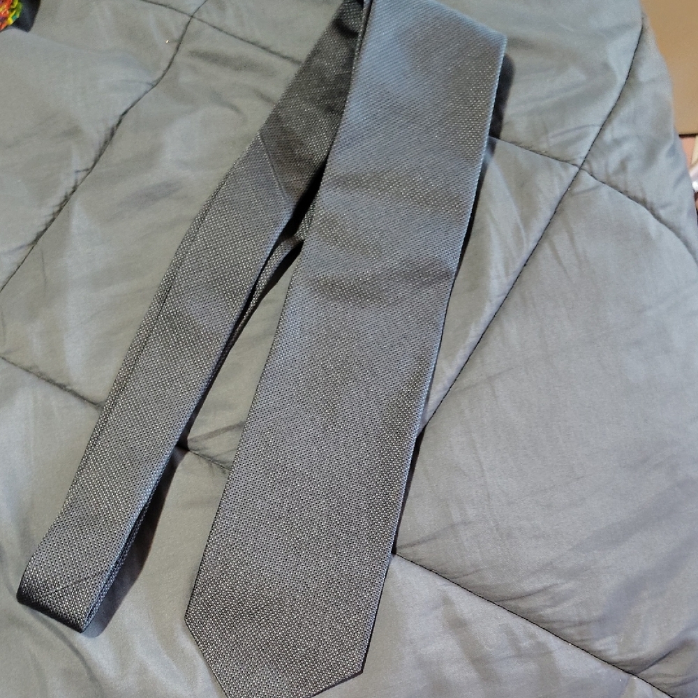 Tiffany & Co. Gray and Blue Necktie